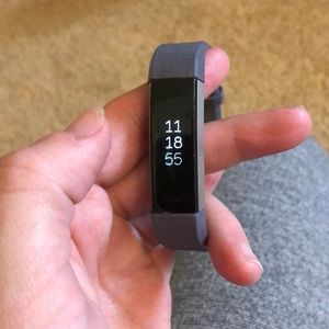 Fitbit Alta HR size small blue grey color band